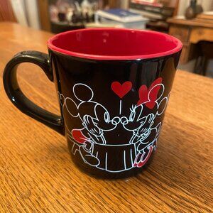 Disney Mickey and Minnie Mouse Valentines Swing Coffee Cup Mug